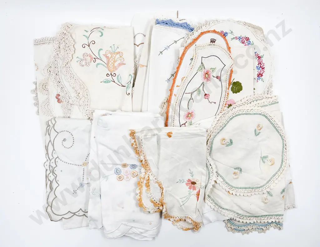 Assorted Vintage Doilies & Table Covers Image 1++