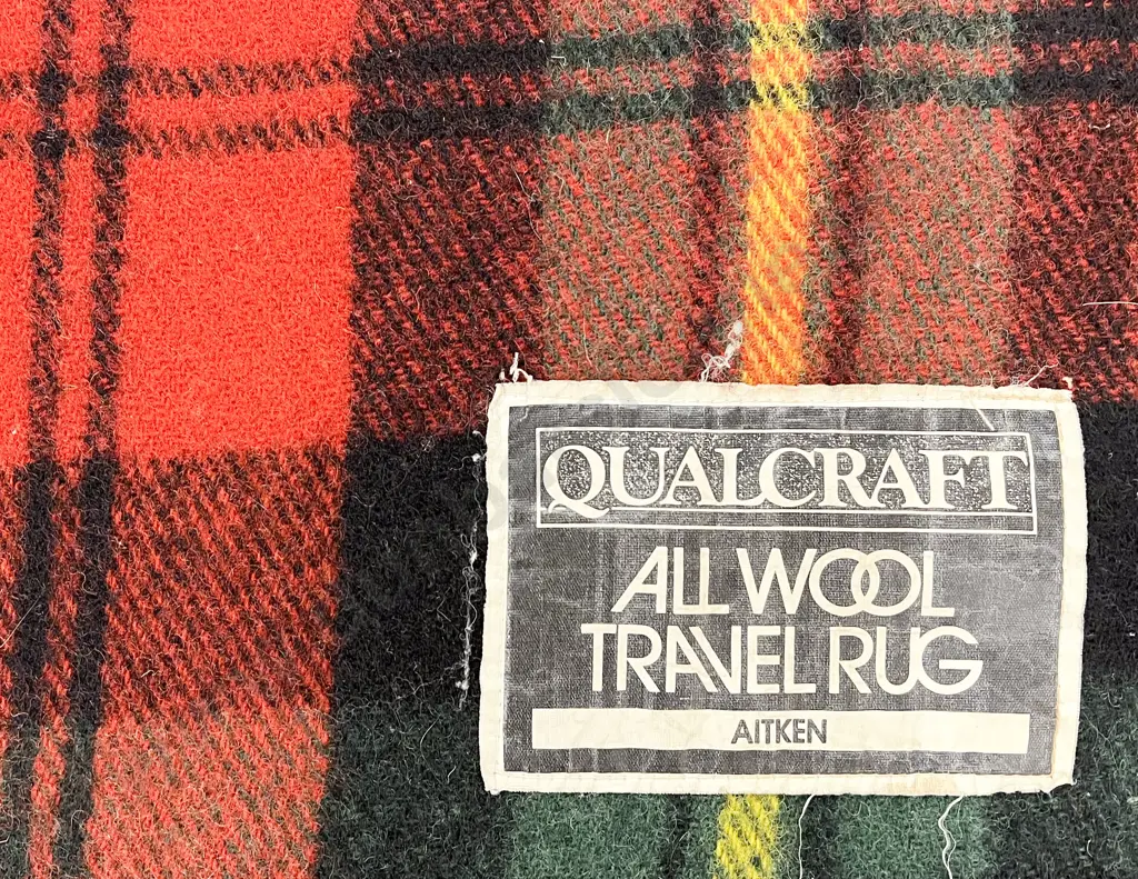 Qualcraft All Wool Travel Rug Aitken Image 1++