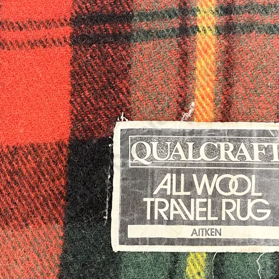 Qualcraft All Wool Travel Rug Aitken