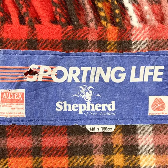 Shepherd Sporting Life Pure New Wool Travel Rug