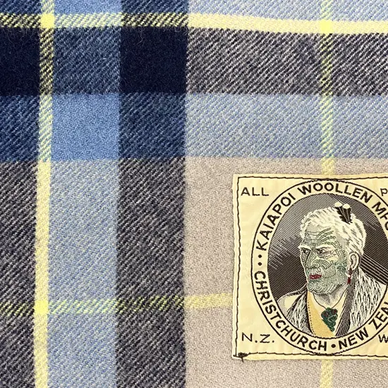 Vintage Kaiapoi All Wool Travel Rug