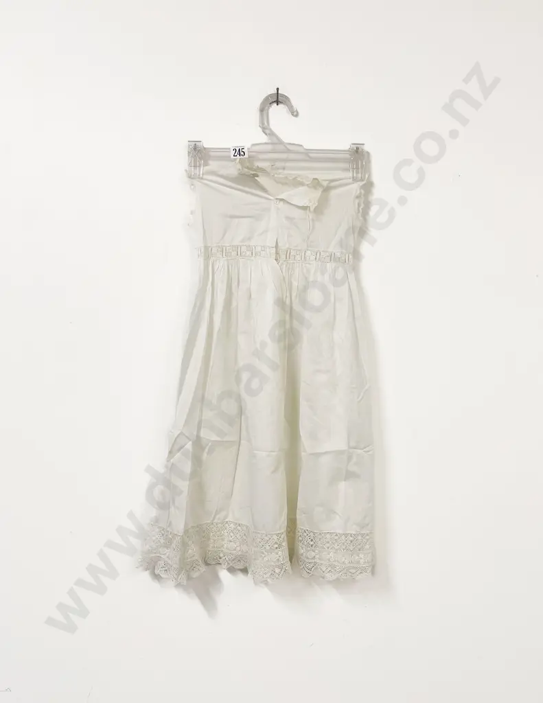 Two Cotton & Fine Lawn Toddler Dresses & Petticoat Image 1++