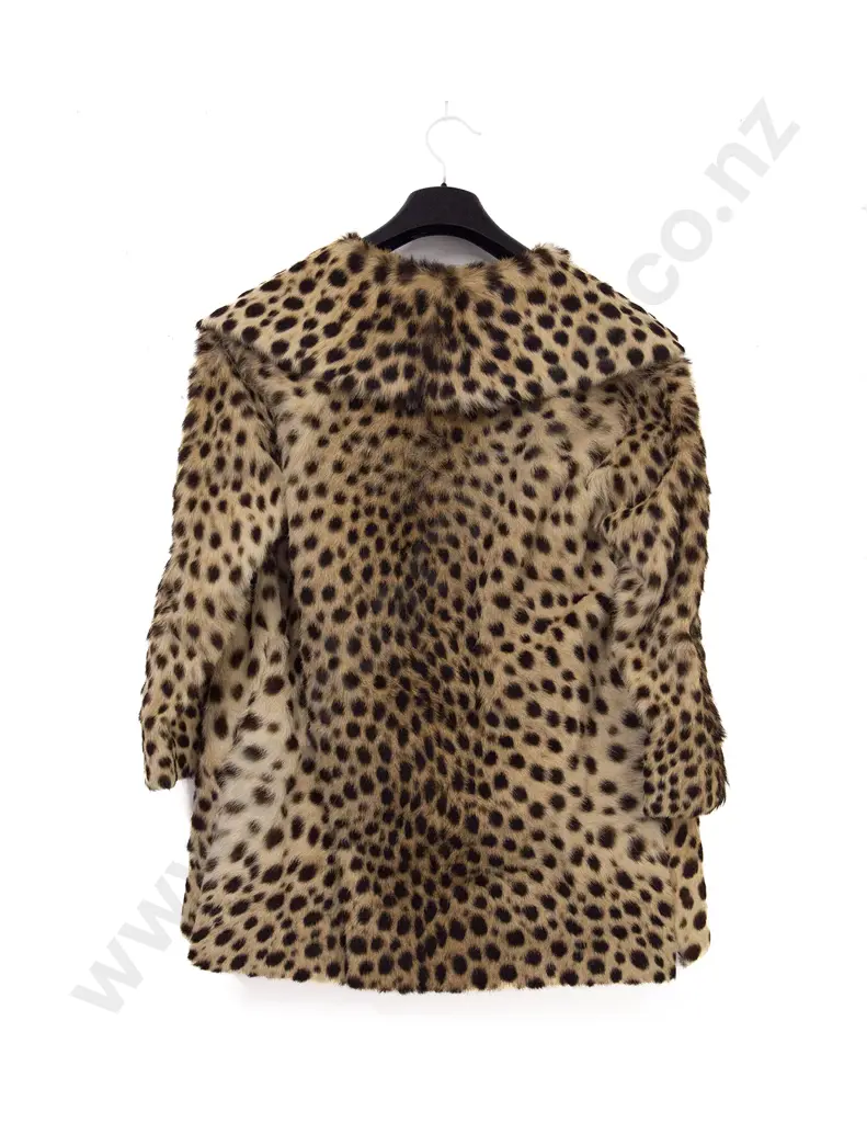 Vintage Cheetah Fur Jacket Image 1++