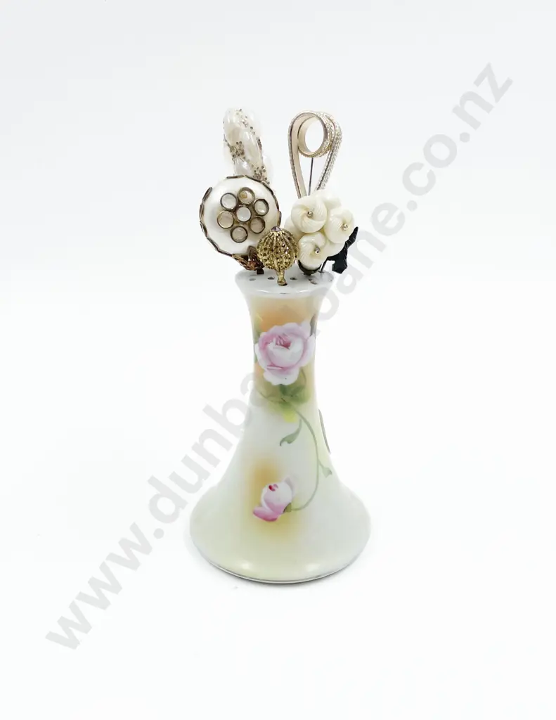 Vintage Hat Pin Holder & Various Hat Pins Image 1++