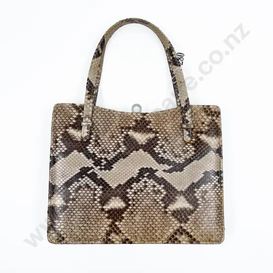 Vintage Snakeskin Handbag