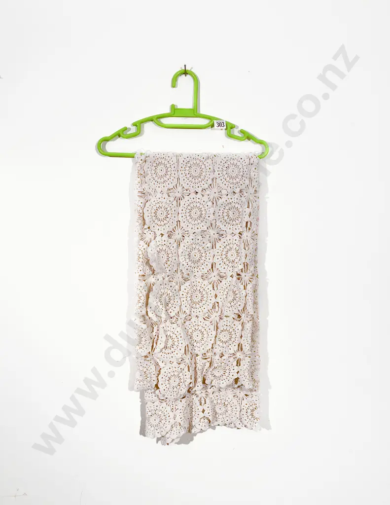 Cotton Hand Crocheted Table Cover Image 1++