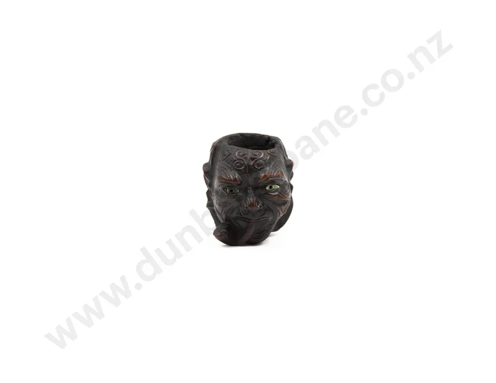 A Carved Wood Tobacco Pipe By Thomas Heberley (1876 - 1937) Image 1++