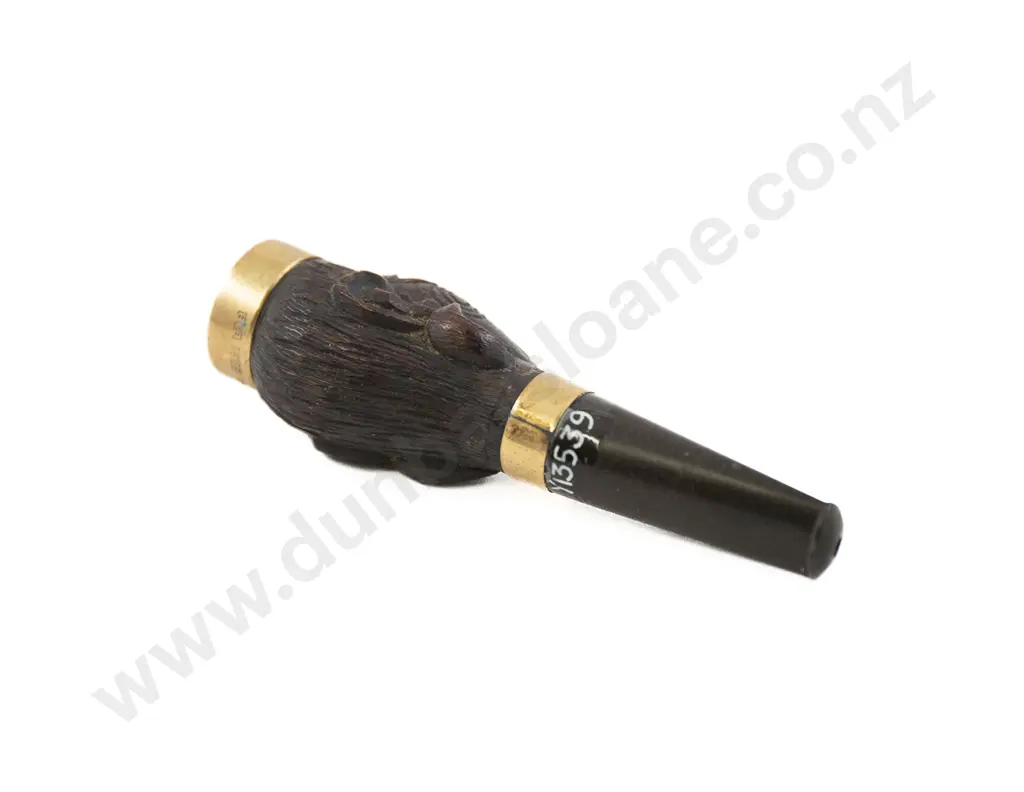 A Carved Wood Cigarette Holder By Thomas Heberley (1876 - 1937) Image 1++