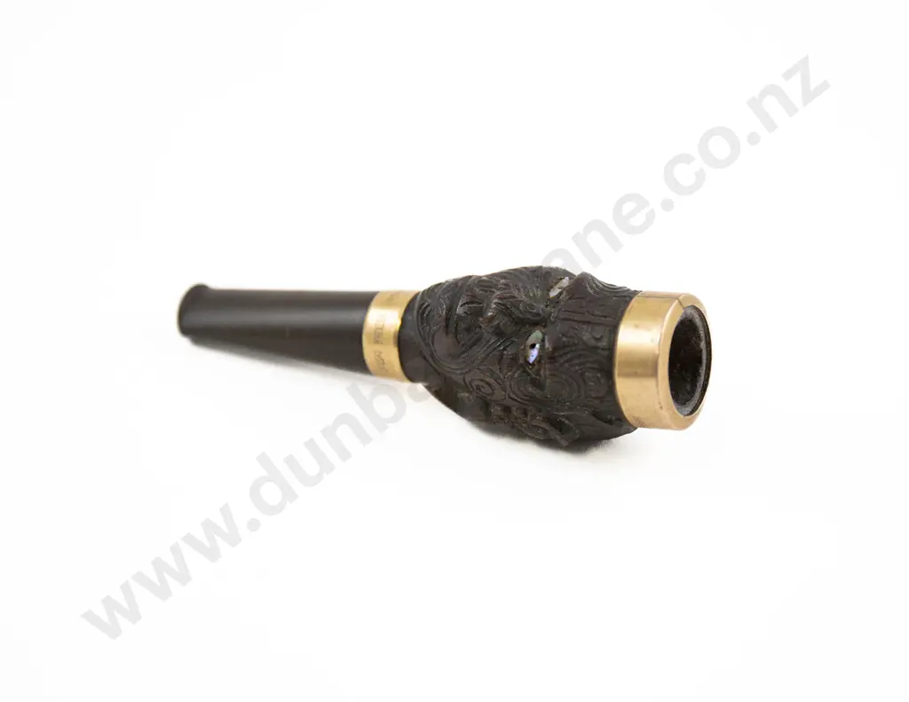 A Carved Wood Cigarette Holder By Thomas Heberley (1876 - 1937) Image 1++