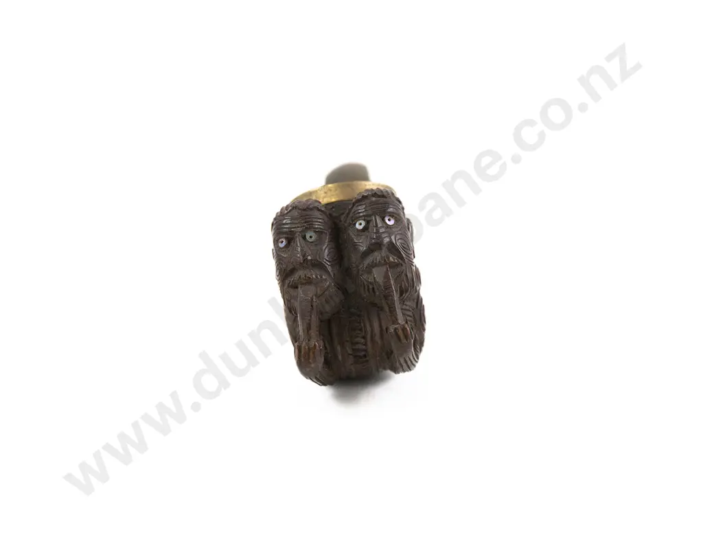 A Carved Wood Tobacco Pipe By Thomas Heberley (1876 - 1937) Image 1++