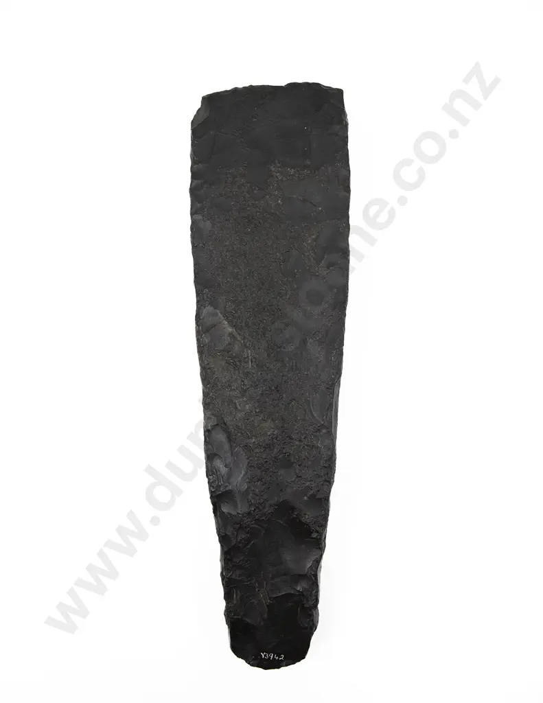 A Large And Impressive Pre-European Toki (Argillite) Image 1++