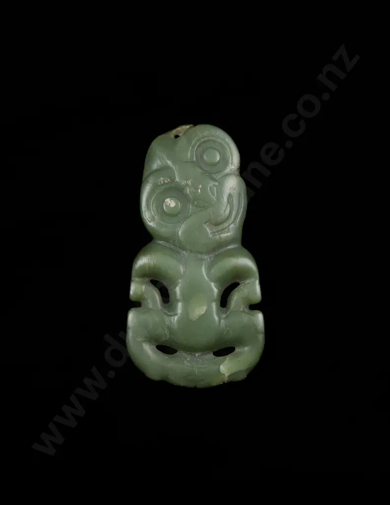 A Large 18th Century Hei Tiki Image 1++
