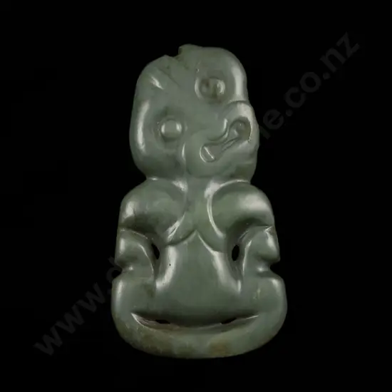 A Superb Large And Impressive 18th Century Hei Tiki