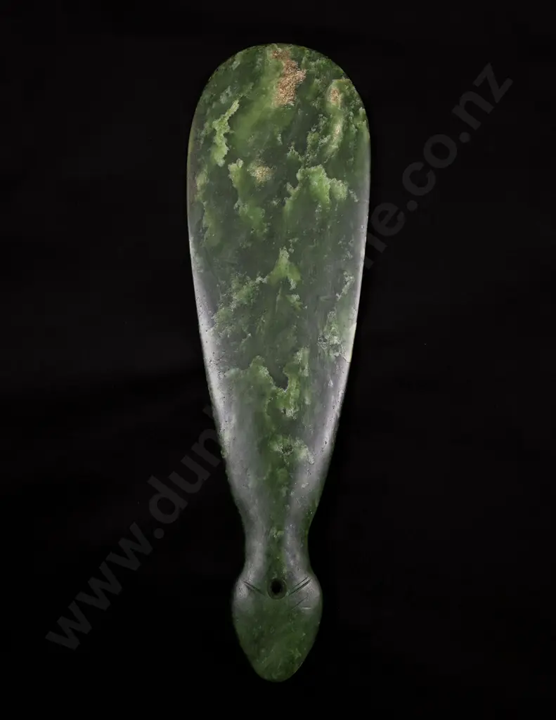A Large 18th Century Mere Pounamu Image 1++