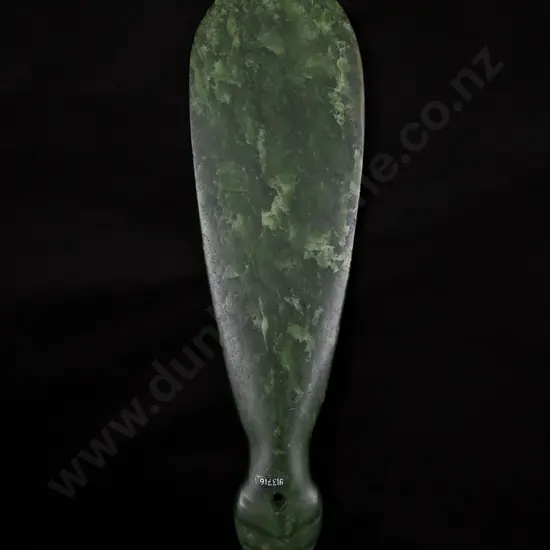 A Large 18th Century Mere Pounamu
