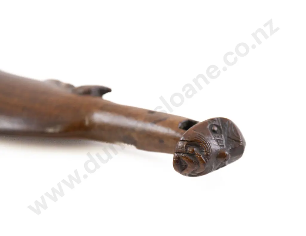 A Good Early 19th Century Wahaika (Carved Wood Hand Club) Image 1++