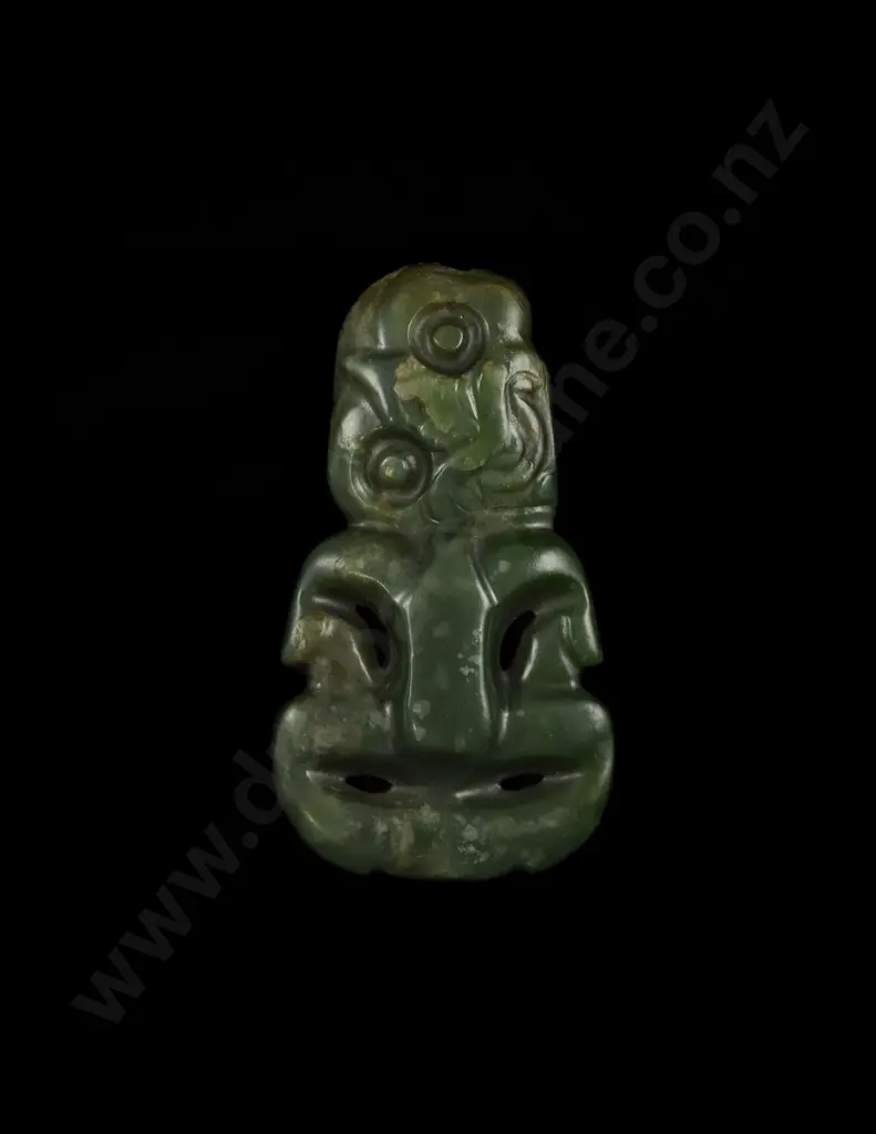 A Large 18th Century Hei Tiki Image 1++