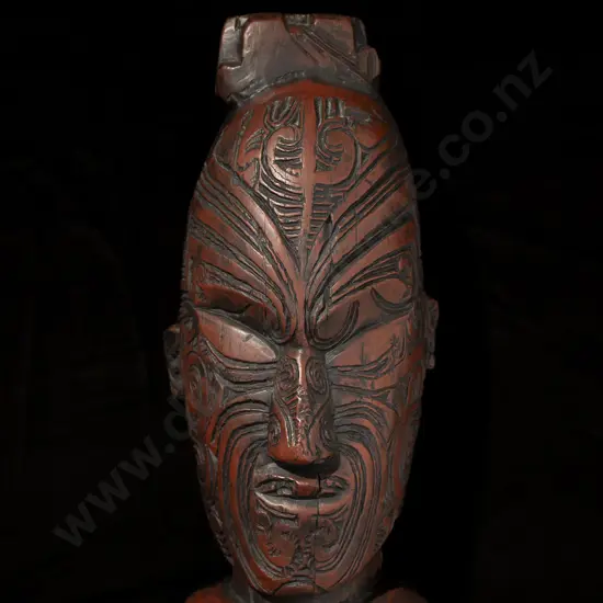 An Impressive 19th Century Poutokomanawa Figure