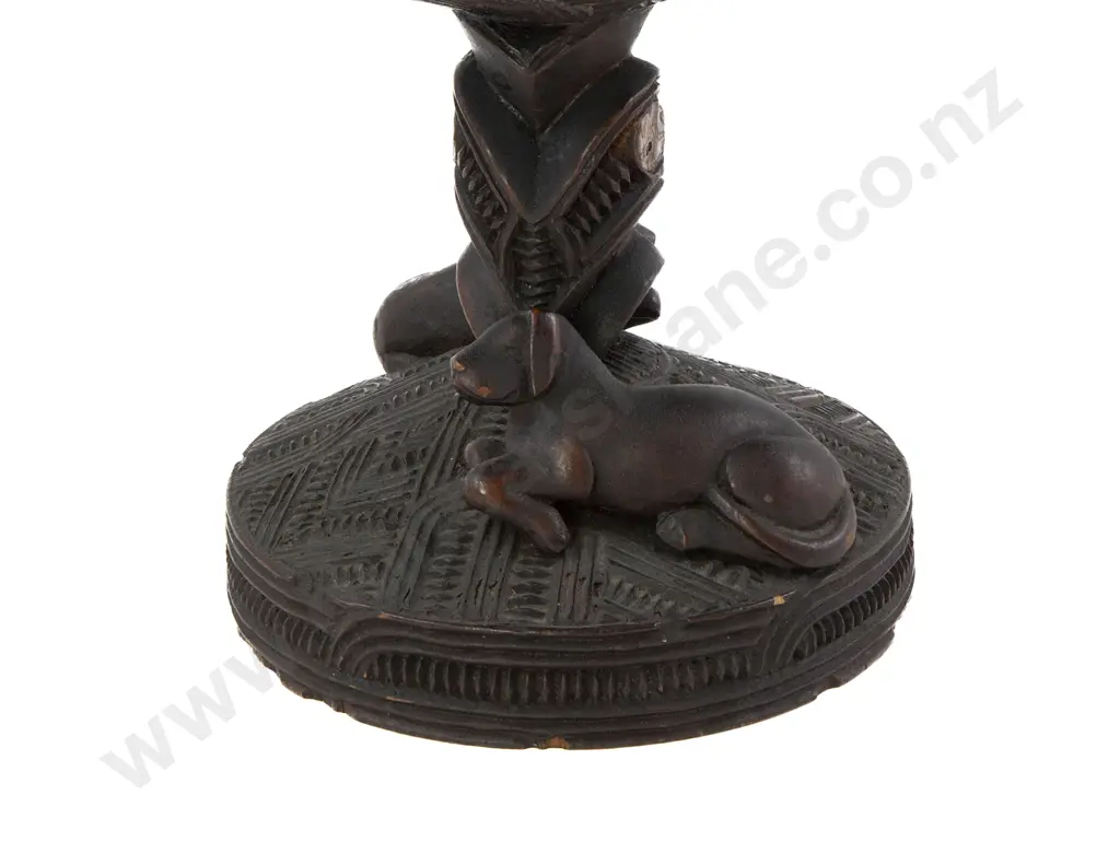A Late 19th Century Lidded Urn Attributed To Piwiki Horohau (Ngati Raukawa) Image 1++