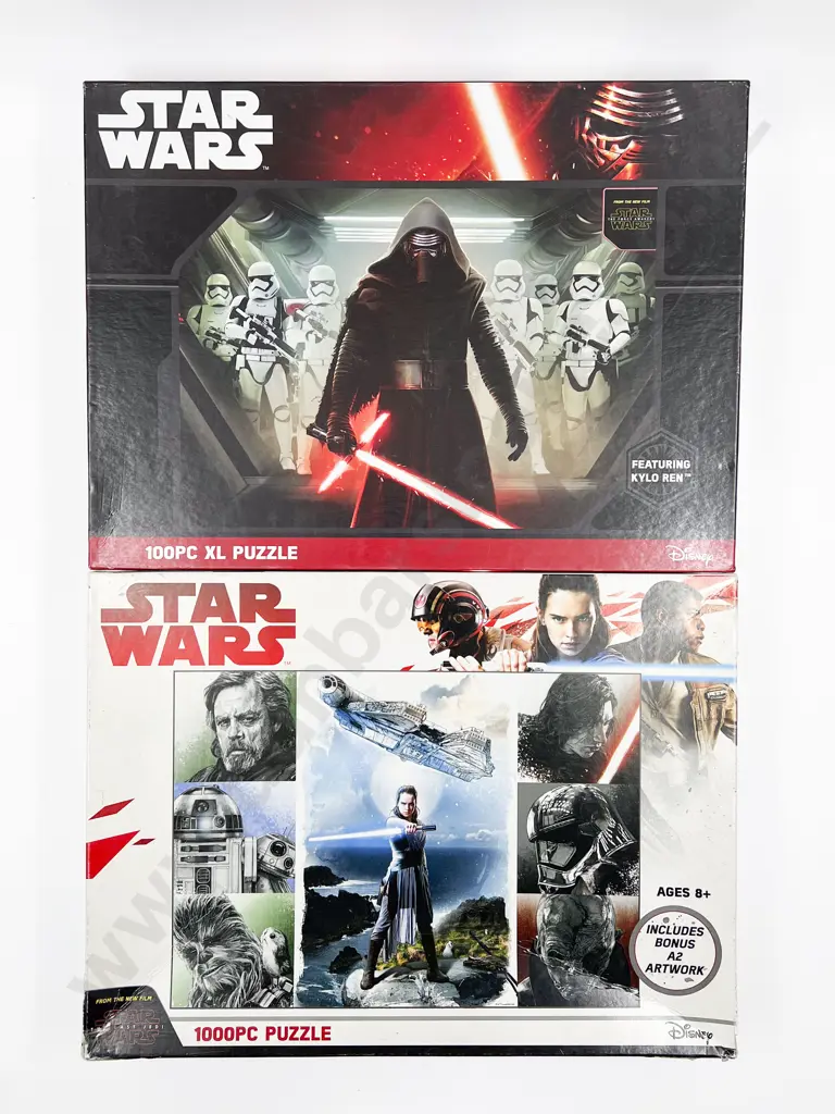 Four Assorted Star Wars Puzzles Image 1++