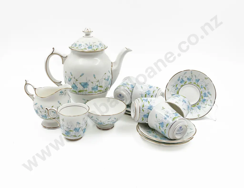 Coalport Harebell Six Place Coffee Set Image 1++