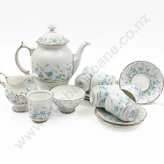 Coalport Harebell Six Place Coffee Set