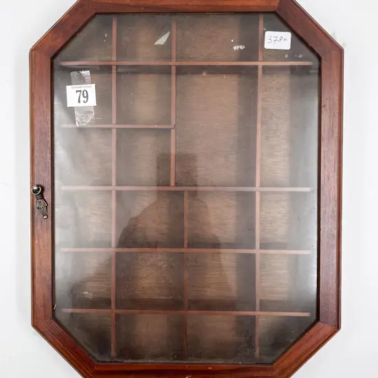 Small Glazed Nick Knack Display Cabinet