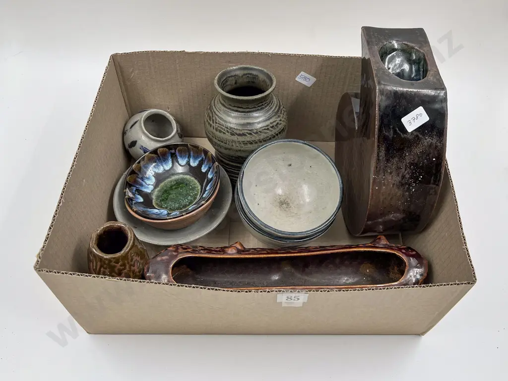 Box of Assorted Pottery Image 1++