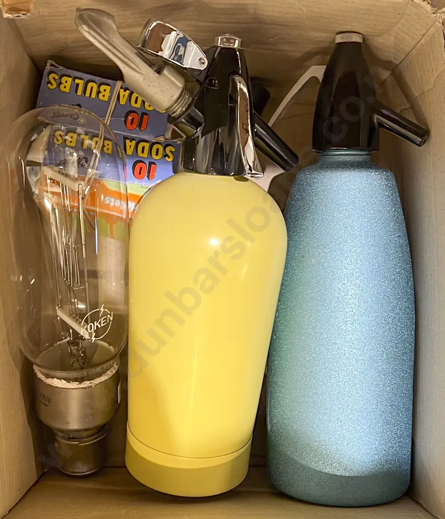Box of Assorted Including Soda Syphons etc Image 1++
