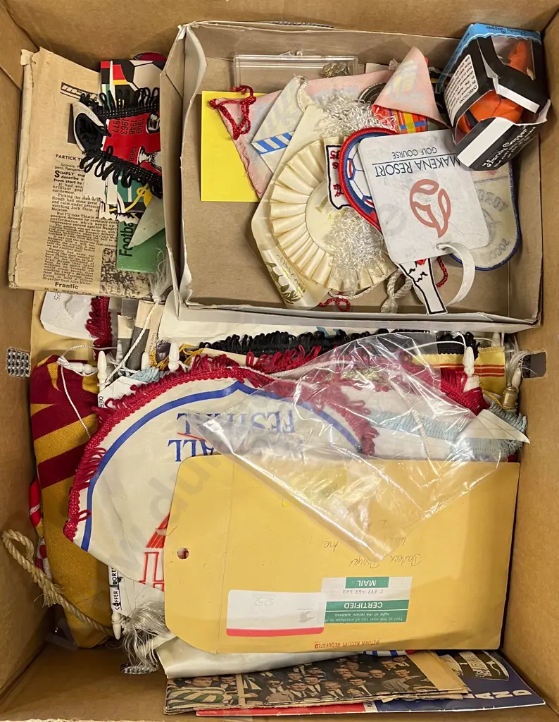 Quantity of Assorted Vintage Soccer Memorabilia Image 1++