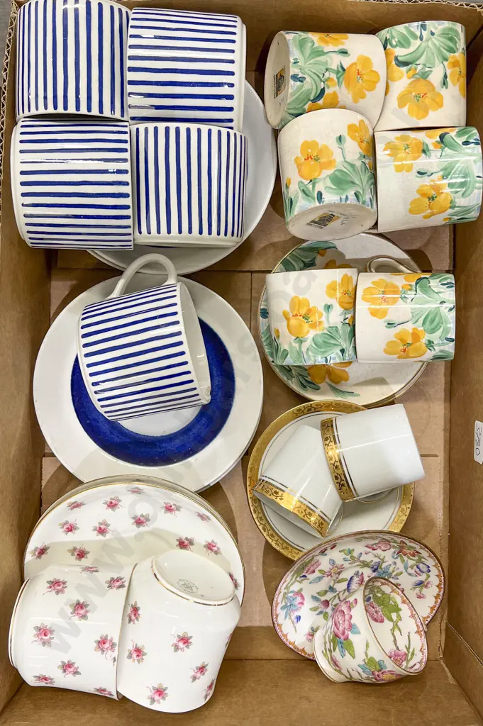 Small Quantity of Assorted Fancy China Including Minton Demitasse Image 1++