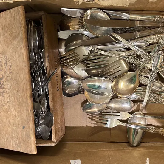 Box of Assorted Cutlery