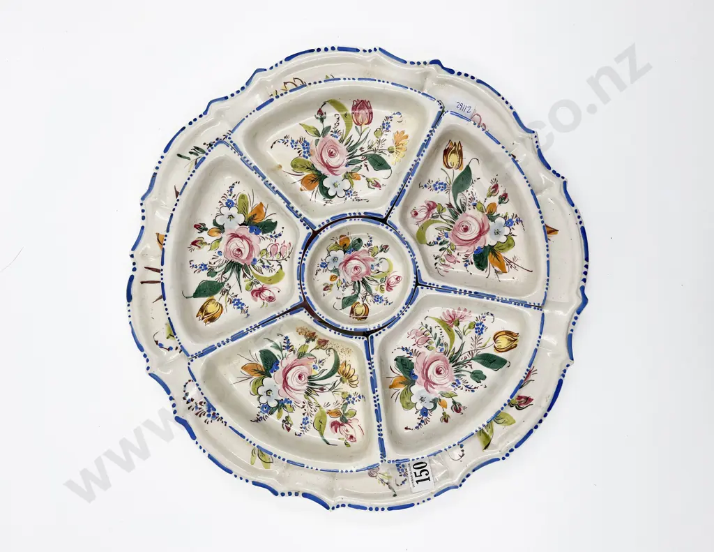 Italian Ceramic Orderve Tray Image 1++