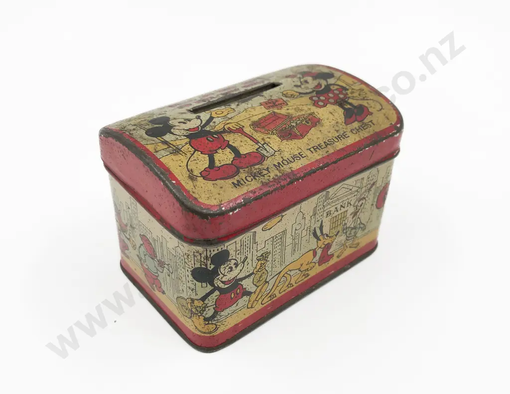 Vintage Mickey Mouse Money Box Image 1++