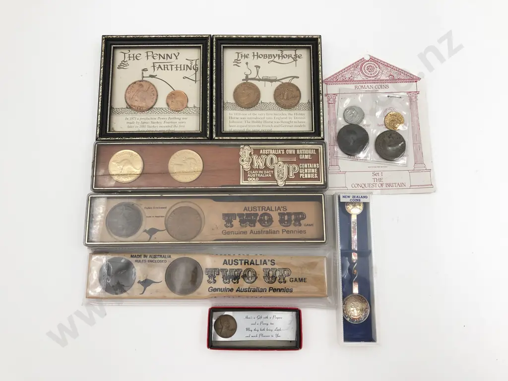 Quantity of Assorted Commemorative Coins and Assorted Bank Notes etc Image 1++