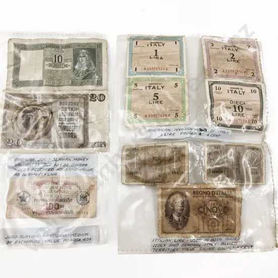 Quantity of Assorted Commemorative Coins and Assorted Bank Notes etc