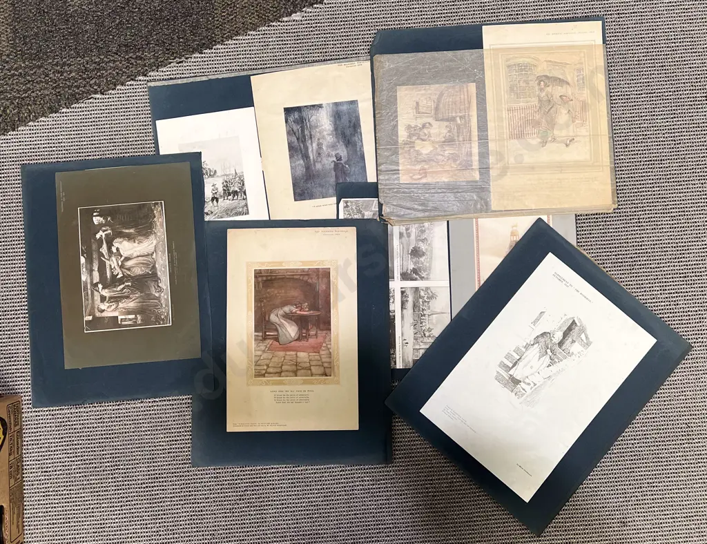 Box of Assorted Vintage Bookplates etc Image 1++