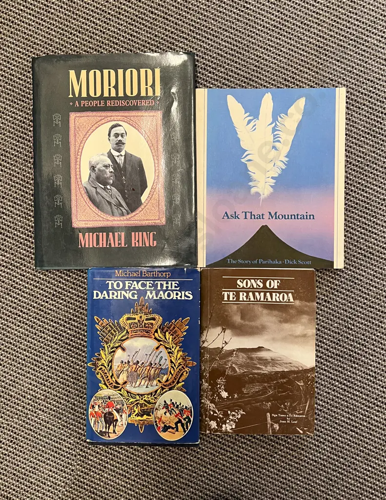 Quantity of Assorted Maori Reference Volumes (4) Image 1++