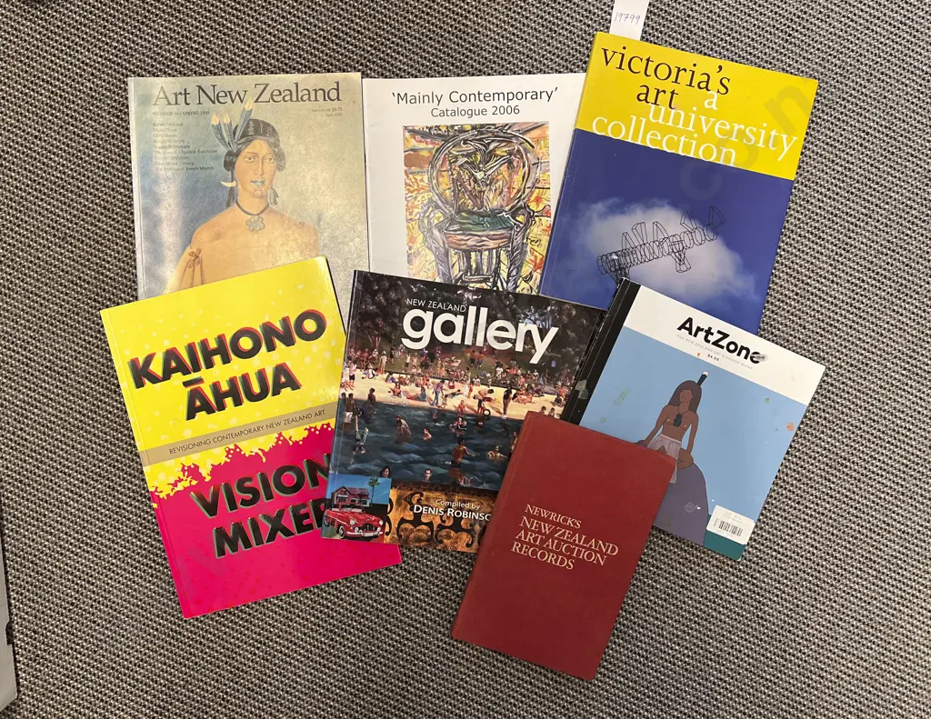 Quantity of Assorted NZ Art Reference Volumes (7) Image 1++