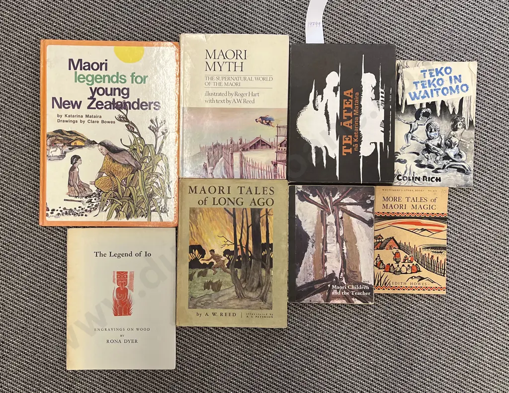 Quantity of Assorted Maori Reference Volumes (8) Image 1++