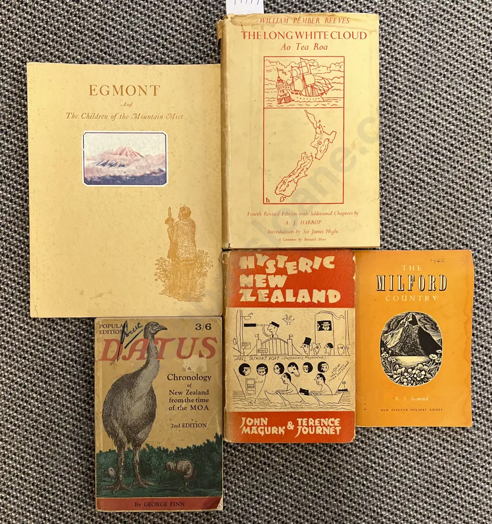 Quantity of Assorted NZ Reference Volumes Including Historical (5) Image 1++