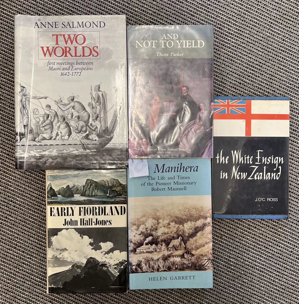 Quantity of Assorted NZ Historical Volumes (5) Image 1++