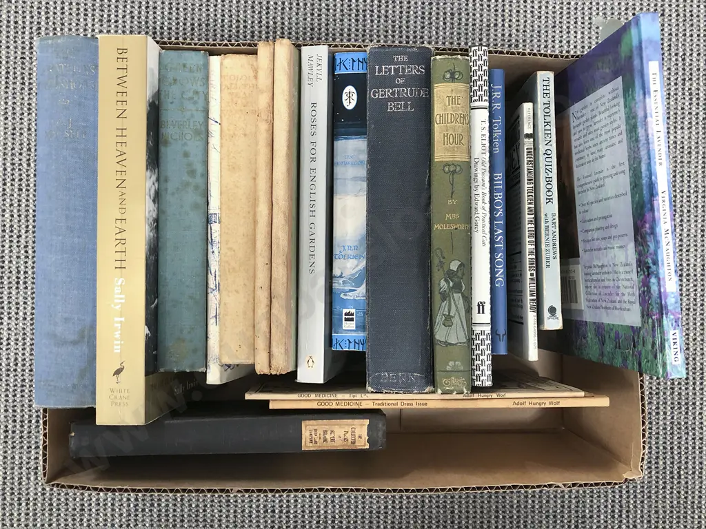 Box of Assorted Books Image 1++