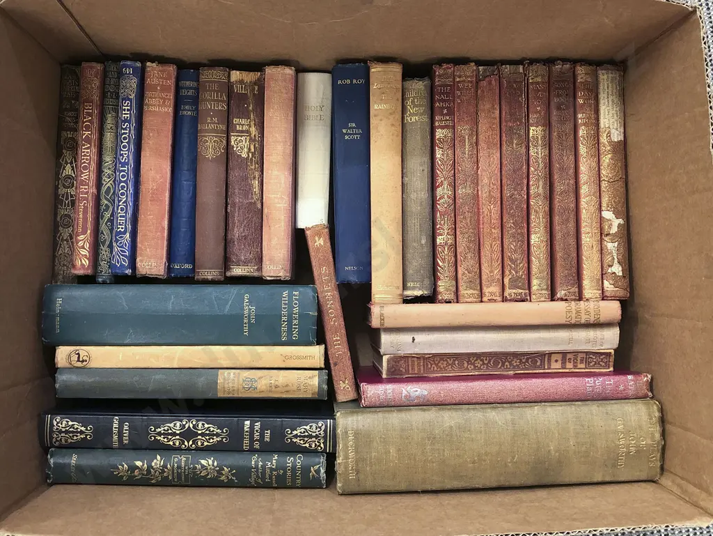 Box of Assorted Vintage Books Image 1++