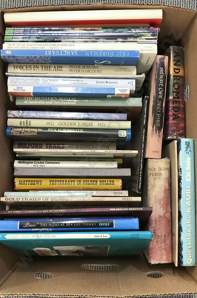 Box of Assorted Books Image 1++