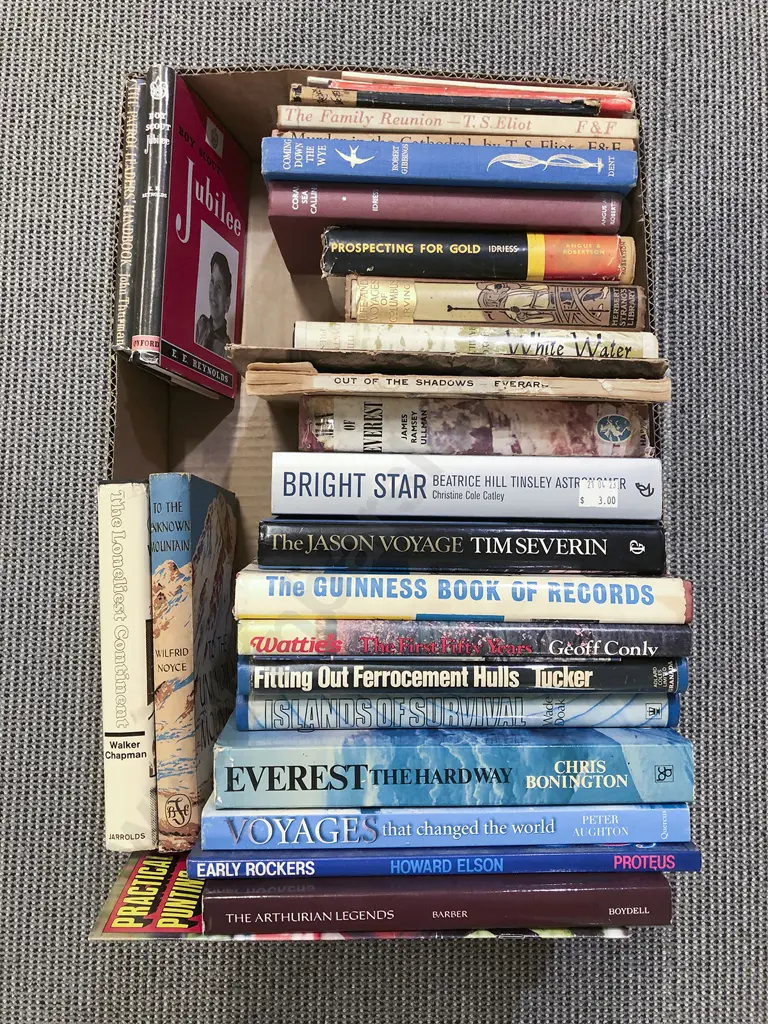 Box of Assorted Books Image 1++