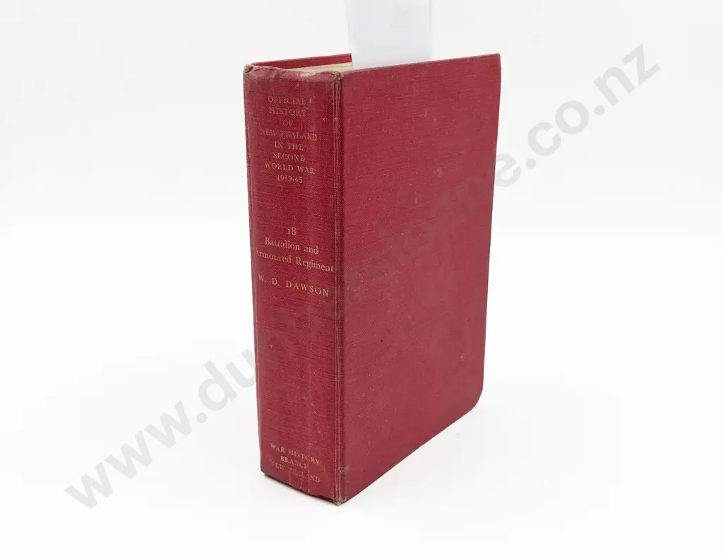 Official History of NZ in the Second World War - W.D. Dowson Image 1++