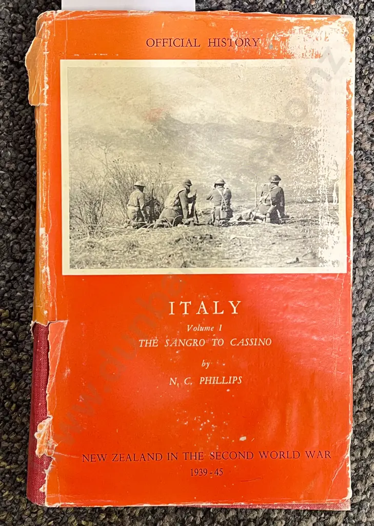 Official History of NZ in the Second World War - N.C. Phillips Image 1++