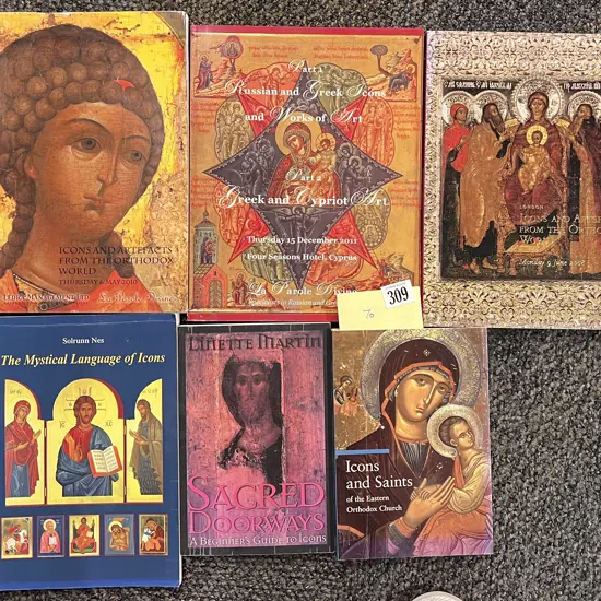 Six Assorted Iconography Reference Volumes