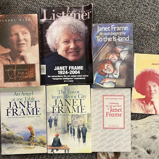 Seven Assorted Janet Frame Reference Volumes